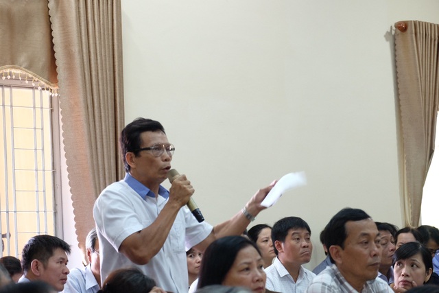 Các cử tri phát biểu nhiều ý kiến về các vấn đề nóng ở Đà Nẵng
