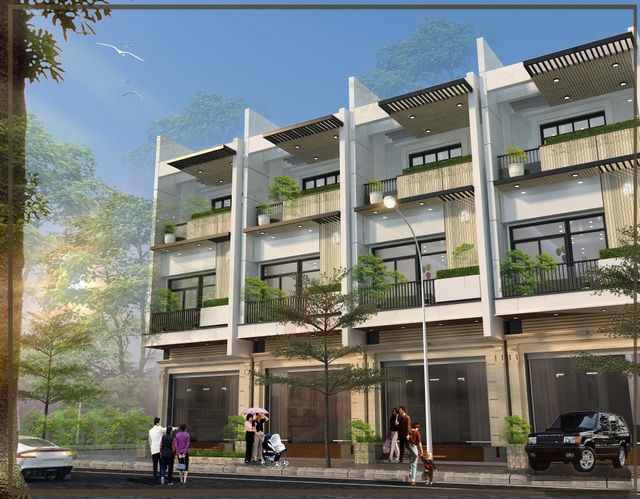Bất động sản Lào Cai đón nhận những làn gió mới - 2
Phối cảnh nhà phố thương mại dự án Diamond Home - phân khu Diamond Hills