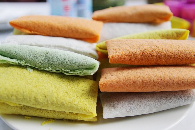 Hấp dẫn hương sắc bánh Huế - 13 Bánh dứa được dọn vào dịp Tết cổ truyền