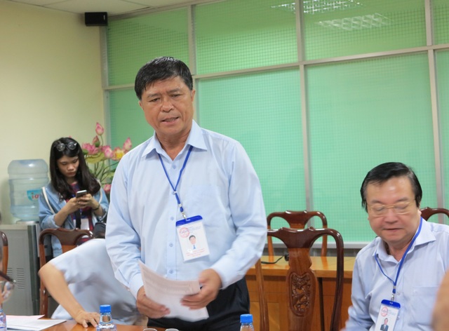 TPHCM: 5 phòng thi đặc biệt cho 5 thí sinh - 2 Ông Nguyễn Văn Hiếu, Phó giám đốc Sở GD-ĐT TPHCM báo cáo tình chỉnh công tác tổ chức thi tại TPHCM