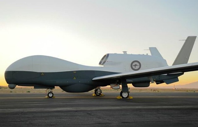 Australia chi hơn 5 tỷ USD mua máy bay tuần tra Biển Đông - 1 Máy bay không người lái MQ-4C (Ảnh: Bộ Quốc phòng Mỹ)