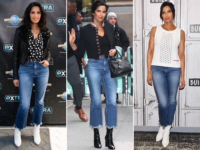 Sao và những món đồ cưng - 22
Padma Lakshmi và chiếc quần Jeans thường mặc của hãng 3x1