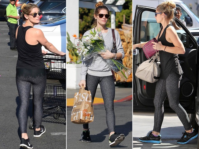 Sao và những món đồ cưng - 2
Ashley Greene và chiếc quần năng động Kiragrace