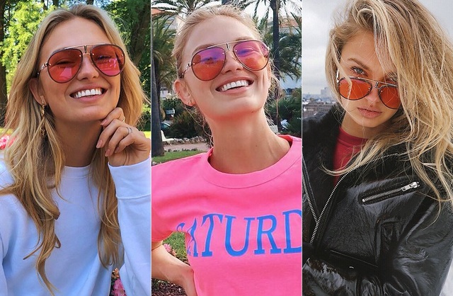 Sao và những món đồ cưng - 8
Siêu mẫu Romee Strijd và chiếc kính sành điệu của Carrera