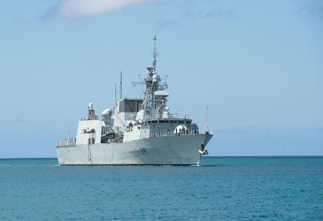 Dàn tàu chiến rầm rộ đổ về tập trận hải quân lớn nhất thế giới - 3 Tàu HMCS Ottawa (FFH-341) của Canada