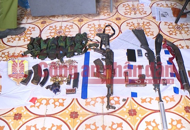 Tang vật vụ án.