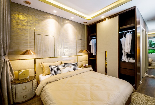 Tìm căn hộ lý tưởng nhất tại Gem Riverside - 4 Phòng ngủ master của căn hộ có diện tích từ 94 – 95m2 được bố trí sang trọng