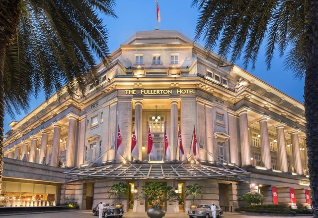 Mỹ sẽ không trả tiền ăn nghỉ cho phái đoàn Triều Tiên tại Singapore - 1
Ông Kim Jong-un và phái đoàn Triều Tiên được cho là có thể nghỉ lại khách sạn The Fullerton trong thời gian diễn ra hội nghị ở Singapore. (Ảnh: Telegraph)