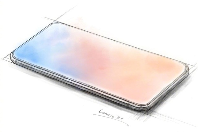 Lenovo bị “ném đá” vì “nổ” quá đà về smartphone không viền màn hình - 1 Một hình ảnh quảng cáo khác về Z5 được Lenovo “úp mở” cho thấy sản phẩm không hề có “tai thỏ”