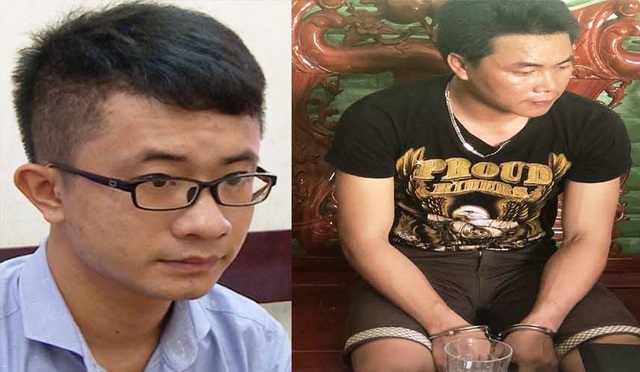 Rộ nạn làm giả giấy tờ bán cho người dân - 2 Nguyễn Xuân Quyết, Nguyễn Xuân Tuấn (trái qua) làm giả giấy khám sức khỏe bán cho người dân.