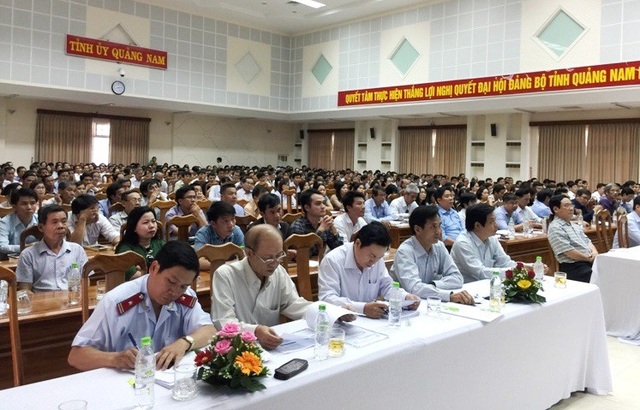 Quảng Nam: Tập huấn công tác thi THPT Quốc gia 2018 - 1 Cán bộ tập huấn công tác thi THPT Quốc gia 2018 tại địa bàn Quảng Nam