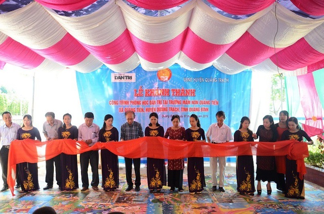 Khánh thành công trình phòng học Dân trí thứ 17 tại Quảng Bình - 5 Khánh thành công trình phòng học Dân trí thứ 17 tại Quảng Bình - 5