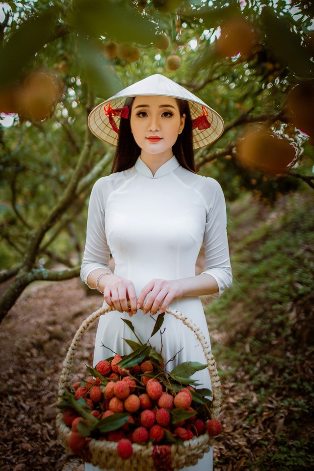 Cô gái sở hữu hai bằng ĐH loại giỏi khoe sắc bên vườn vải - 9 Cô gái sở hữu hai bằng ĐH loại giỏi khoe sắc bên vườn vải - 9