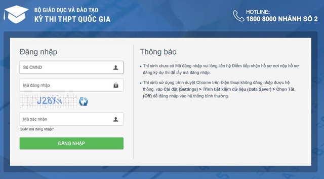 3 cách tra cứu điểm thi THPT quốc gia 2018 chính xác nhất cho thí sinh - 2 3 cách tra cứu điểm thi THPT quốc gia 2018 chính xác nhất cho thí sinh - 2