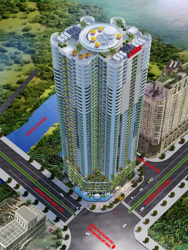 Hà Nội sắp có thêm dự án 5 sao tại quận Nam Từ Liêm - 2
Toà nhà hỗn hợp: dịch vụ , thương mại và nhà ở QMS Tower 2