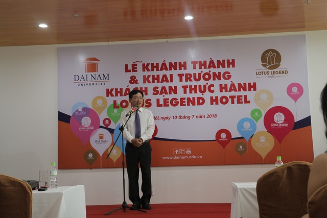 Trường Đại học đầu tiên mở khách sạn 3 sao dành cho sinh viên thực hành - 2
TS. Lê Đắc Sơn – Chủ tịch HĐQT