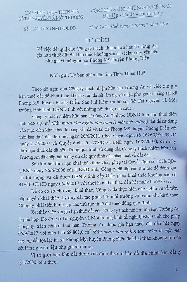 Vụ chở đất đá sét lậu ra khỏi mỏ chưa hoàn thiện thủ tục: Yêu cầu tạm dừng khai thác! - 2 Vụ chở đất đá sét lậu ra khỏi mỏ chưa hoàn thiện thủ tục: Yêu cầu tạm dừng khai thác! - 2