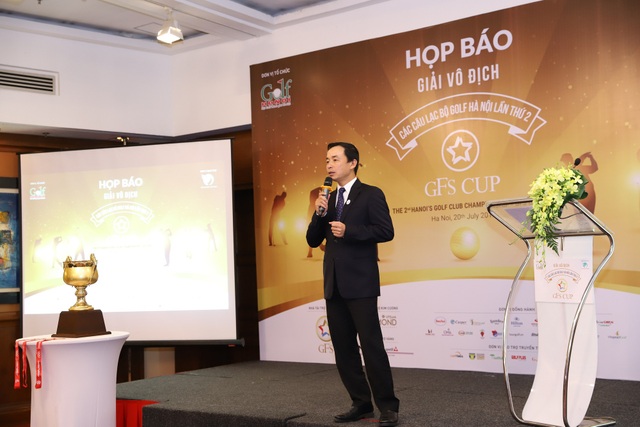 Sôi động giải golf với 408 golf thủ từ 34 CLB Hà Nội - 1 Ông Lê Hùng Nam - Tổng thư ký Hội Golf Hà Nội, Giám đốc giải chia sẻ về mục đích tổ chức GFS Cup