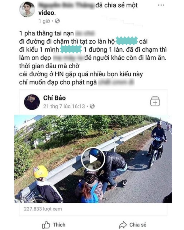 Bị quệt đổ xe, cả gia đình ngã sấp trên đường quốc lộ - 1 Bị quệt đổ xe, cả gia đình ngã sấp trên đường quốc lộ - 1