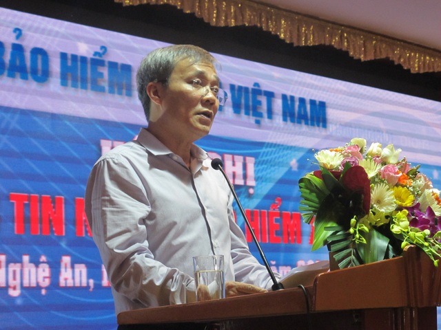Hội nghị An toàn thông tin ngành Bảo hiểm xã hội - 1 Ông Phạm Lương Sơn - Phó Tổng giám đốc BHXH Việt Nam khai mạc hội nghị.