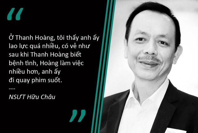Chuyện đời của Hoa hậu Ngọc Khánh; chuyện ít biết quanh triển lãm ảnh khỏa thân - 3 NSƯT Thanh Hoàng đột ngột qua đời ở tuổi 55 vì ung thư
Nghệ sĩ Việt bàng hoàng khi NSƯT Thanh Hoàng đột ngột qua đời
Nghệ sĩ Việt Anh, Thành Lộc... nghẹn ngào đến viếng NSƯT Thanh Hoàng
NSƯT Hữu Châu: “Khi biết bệnh tình, tôi thấy anh Thanh Hoàng làm việc nhiều hơn”
Con trai trưởng NSƯT Thanh Hoàng khóc nghẹn ngào khi về nước chịu tang cha
