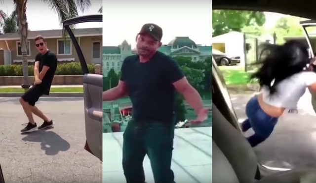 Cư dân mạng hưởng ứng trào lưu điên rồ: "Rời ghế vô lăng để nhảy nhót" - 3 Nhiều người nổi tiếng như Will Smith, Ciara, DJ Khaled cũng biểu diễn điệu nhảy một cách vô cùng nguy hiểm.