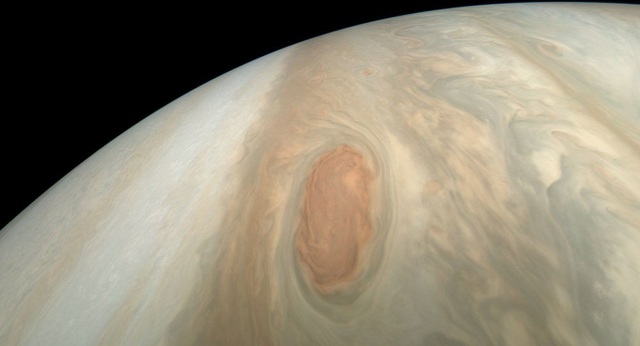 NASA công bố hình ảnh cơn bão trên sao Mộc - 1 NASA công bố hình ảnh cơn bão trên sao Mộc - 1
