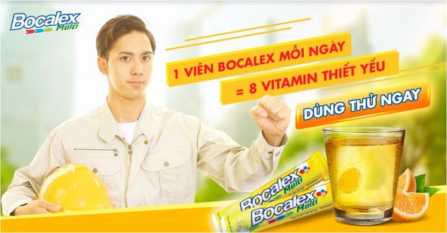 Trợ thủ tuyệt vời cho đời anh em công nhân - 3 Công thức khỏe mạnh, 1 viên Bocalex mỗi ngày