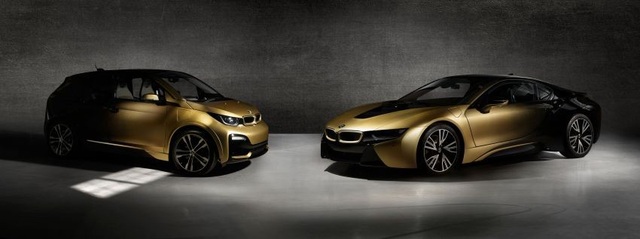 BMW trộn bột vàng vào sơn xe i3 và i8 - 1 BMW trộn bột vàng vào sơn xe i3 và i8 - 1