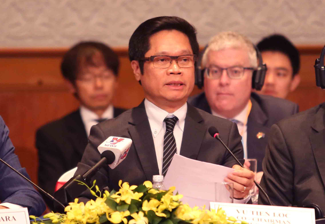 Ông Vũ Tiến Lộc - Chủ tịch Phòng Thương mại và Công nghiệp Việt Nam (VCCI), đồng Chủ tịch VBF.
