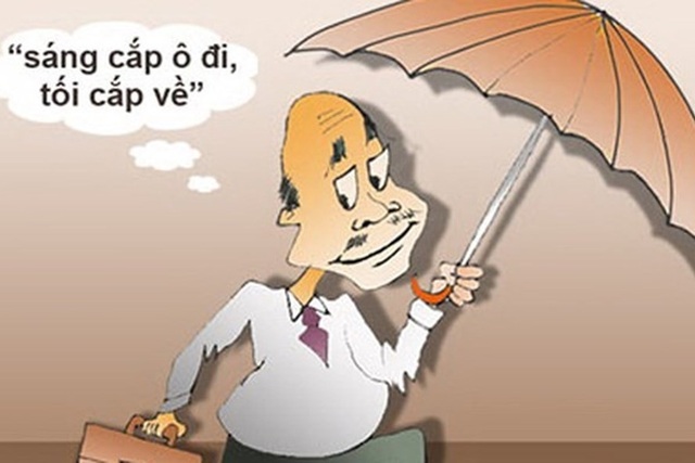 Loại hết cán bộ vác ô cũng là liêm chính và kiến tạo - 1 Trong bộ máy có tới 30% số công chức không có cũng được, bởi họ làm việc theo kiểu sáng cắp ô đi tối cắp về.