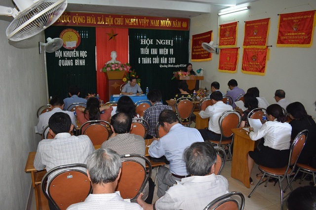 6 tháng đầu năm, Hội Khuyến học Quảng Bình vận động được hơn 21 tỷ đồng - 1 Hội Khuyến học tỉnh Quảng Bình tổ chức Hội nghị sơ kết 6 tháng đầu năm 2018