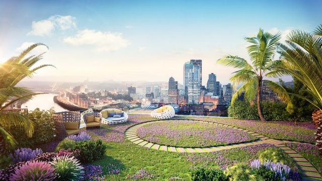 Imperia Sky Garden “đốn tim” Ban giám khảo PropertyGuru Vietnam Property Awards 2018. - 2 Khu “vườn chân mây” trên tầng thượng dự án Imperia Sky Garden
