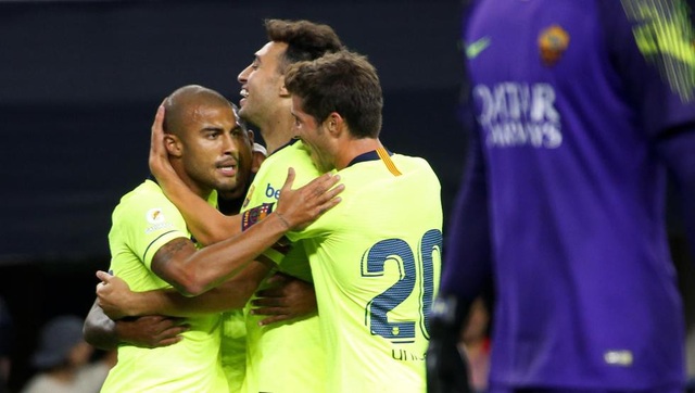 Barcelona 2-4 AS Roma: Sự thất vọng nơi hàng thủ - 1
Barcelona là đội chơi hay và hứng khởi hơn ở đầu trận