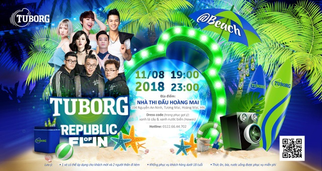 Xôn xao tiệc Bãi Biển ngay giữa lòng Hà Nội của Tuborg Republic of Fun - 4 Xôn xao tiệc Bãi Biển ngay giữa lòng Hà Nội của Tuborg Republic of Fun - 4