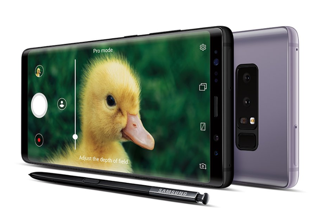 Samsung Galaxy Note8 kế thừa màn hình vô cực và loại bỏ phím Home trên Galaxy S8.