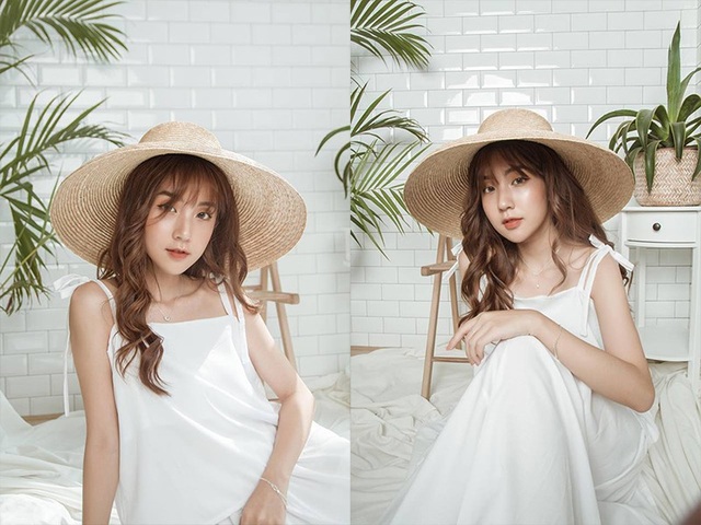 Nữ sinh Ngoại thương gây chú ý vì giống hệt “Thư kí Kim” - 8
Nữ sinh cho biết mình đến với nghệ thuật rất tình cờ, và rồi dần trở nên đam mê công việc này.