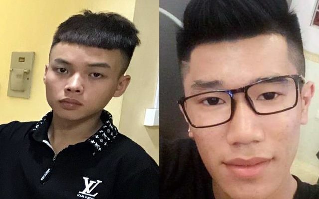Hà Nội: Nửa đêm vác dao bầu đi cướp tài sản của phụ nữ - 1 Hai đối tượng Đàm Đức Trần Siêu Anh (trái) và Đinh Anh Quân.