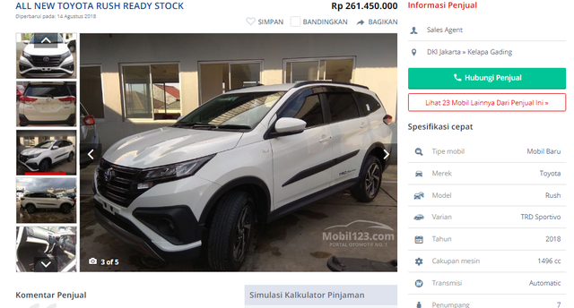 Soi giá những chiếc xe nhập Thái, Indonesia đang "hot" ở Việt Nam - 5 Mẫu xe giá rẻ được bán lẻ tại Indonesia