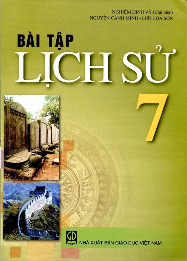 Bất ngờ tranh luận quanh bìa SGK Lịch sử lớp 7 có hình Vạn Lý Trường Thành - 2 Ảnh bìa SGK bài tập lớp 7 (Ảnh: H.Phan).