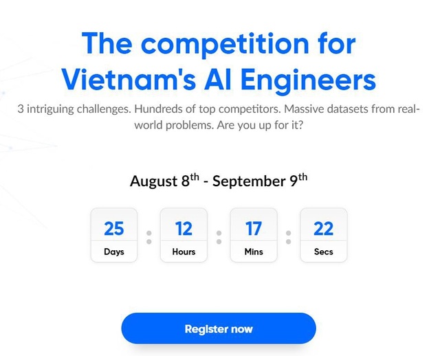 Việt Nam đã có Kaggle đầu tiên trong lĩnh vực trí tuệ nhân tạo - 4 Cuộc thi còn hạn tham gia đến 09/09/2018