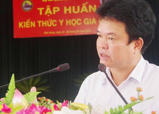 Lớp tập huấn kiến thức bác sĩ gia đình theo dự án quân dân y kết hợp 2017-2018 - 1
Thứ trưởng Phạm Lê Tuấn