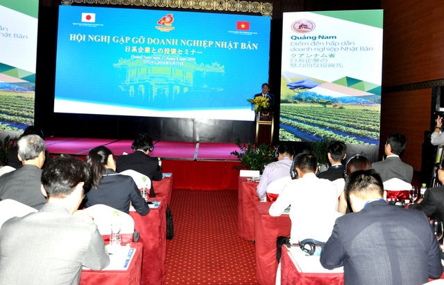 Quảng Nam quảng bá cơ hội đầu tư với các doanh nghiệp Nhật Bản - 1 Gần 100 doanh nghiệp Nhật Bản tham dự hội nghị đầu tư vào Quảng Nam ngày 17/8