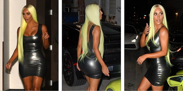 Kim Kardashian liên tục khoe thân với trang phục bó sát - 8
Kim Kardashian đi chơi tối cùng bạn bè tại Miami