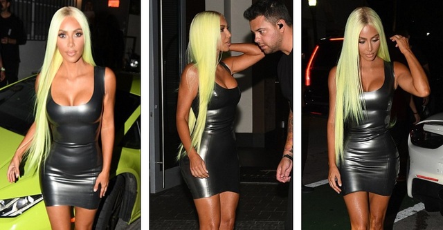 Kim Kardashian liên tục khoe thân với trang phục bó sát - 10
Cô khoe ngực khủng với váy sexy táo bạo