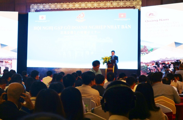 Quảng Nam vùng đất lành đón các nhà đầu tư Nhật Bản - 1 Ông Lê Trí Thanh - Phó Chủ tịch tỉnh Quảng Nam - phát biểu tại hội nghị