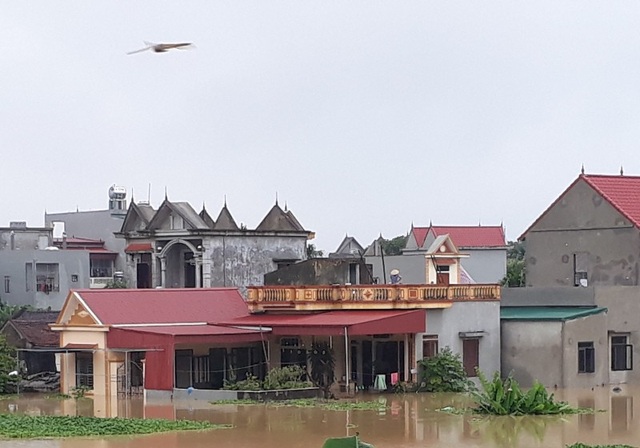 Nước lũ dâng cao tận nóc nhà, hàng nghìn hộ dân phải sơ tán - 6 Nước sông Mã dâng cao có nơi gây ngập gần 3m