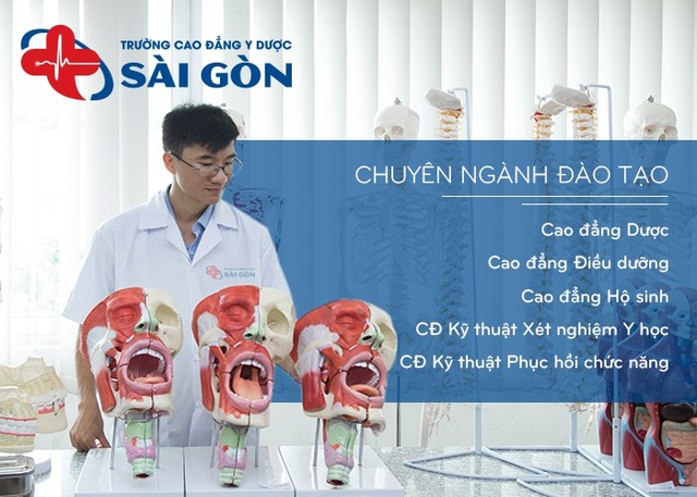 Trường Cao đẳng Y Dược Sài Gòn: Mở rộng đào tạo theo mô hình Viện - Trường - 1
Các chuyên ngành đào tạo của Trường Cao đẳng Y Dược Sài Gòn.