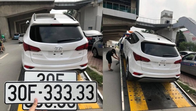 Bốc được biển ngũ quý, chủ nhân Hyundai SantaFe rao bán giá gấp đôi - 1
Chiếc Hyundai SantaFe đời 2018 bất ngờ bốc được biển ngũ quý siêu khủng 30F-333.33