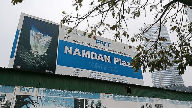 Dự án nghìn tỷ liên quan đến Trịnh Xuân Thanh bị đề nghị thu hồi - 2
Dự án Nam Đàn Plaza nằm ở vị trí đắc địa từng treo biển do Công ty cổ phần Địa ốc Dầu khí viễn thông làm chủ đầu tư. Ảnh: Mạnh Thằng